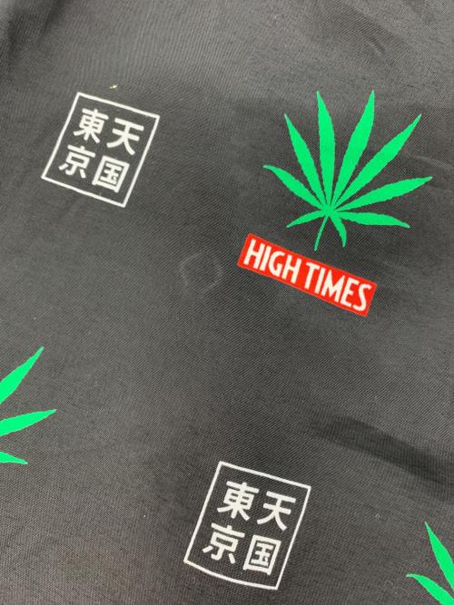 WACKO MARIA（ワコマリア）WACKO MARIA (ワコマリア) HIGH TIMES (ハイ タイムズ) 半袖シャツ ブラック サイズ:Sの古着・服飾アイテム