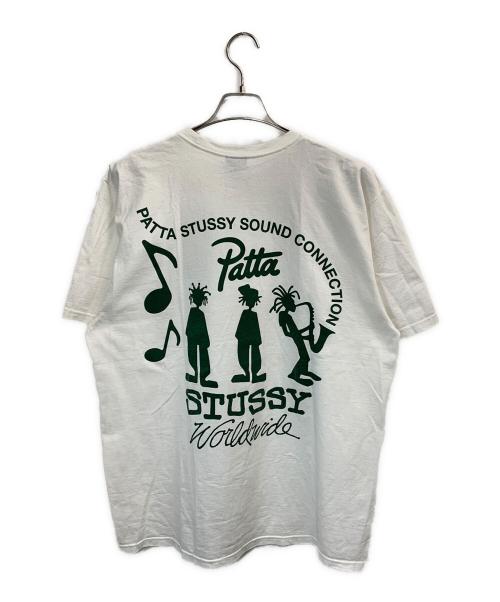stussy（ステューシー）stussy (ステューシー) Patta (パタ) 半袖Tシャツ ホワイト サイズ:Lの古着・服飾アイテム