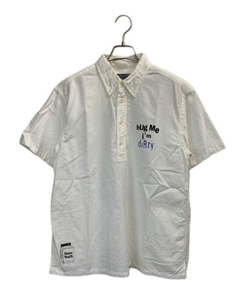 Hysteric Glamour（ヒステリックグラマー）Hysteric Glamour (ヒステリックグラマー) プルオーバーボタンダウンシャツ ホワイト サイズ:Mの古着・服飾アイテム