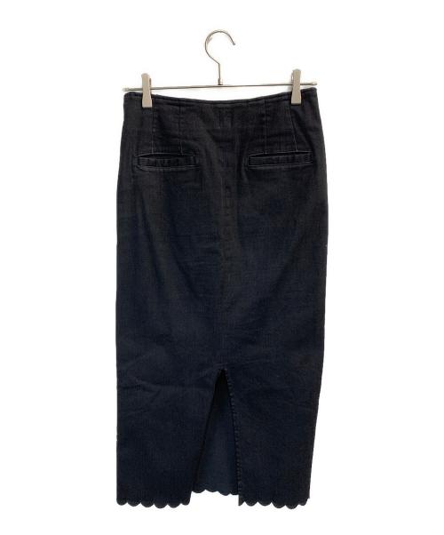 Ron Herman（ロンハーマン）Ron Herman (ロンハーマン) スカラップ スカート ブラック サイズ:Sの古着・服飾アイテム
