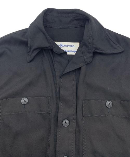 BLUEBIRD BOULEVARD（ブルーバードブルバード）BLUEBIRD BOULEVARD (ブルーバードブルバード) 長袖ワンピース ブラック サイズ:Mの古着・服飾アイテム
