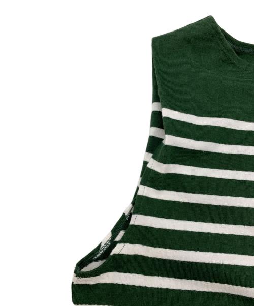 PHEENY（フィーニー）PHEENY (フィーニー) ノースリーブカットソー グリーン サイズ:Fの古着・服飾アイテム