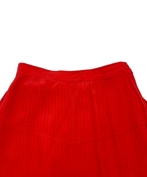 JANE SMITH（ジェーンスミス）JANE SMITH (ジェーンスミス) ラップスカート レッド サイズ:38の古着・服飾アイテム