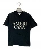 Americanaアメリカーナ）の古着「半袖Tシャツ」｜ブラック