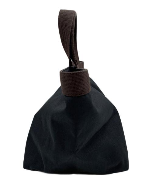 Herve Chapelier（エルベシャプリエ）Herve Chapelier (エルベシャプリエ) 舟型トートバッグ ブラック×ブラウンの古着・服飾アイテム