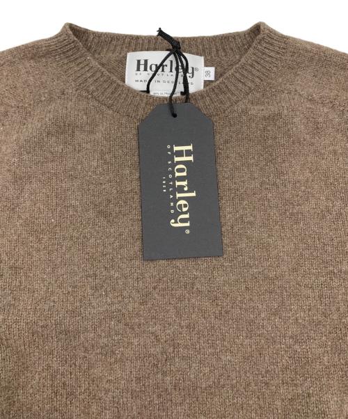 Harley of SCOTLAND（ハーレーオブスコットランド）Harley of SCOTLAND (ハーレーオブスコットランド) 厚手ニット ブラウン サイズ:38の古着・服飾アイテム