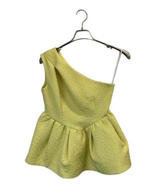 sheller（シェリエ）sheller (シェリエ) ノースリーブブラウス イエロー サイズ:Fの古着・服飾アイテム