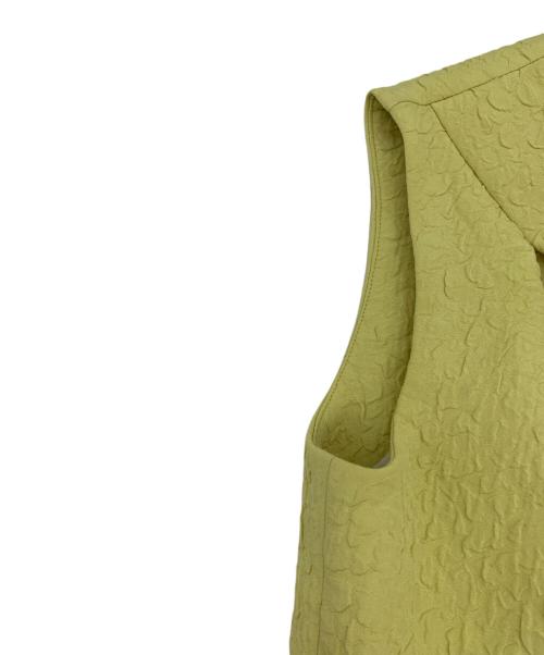sheller（シェリエ）sheller (シェリエ) ノースリーブブラウス イエロー サイズ:Fの古着・服飾アイテム