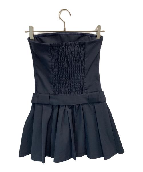darich（ダーリッチ）darich (ダーリッチ) レイヤードベアトップワンピース ネイビー サイズ:FREEの古着・服飾アイテム