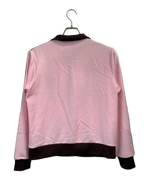 adidas（アディダス）adidas (アディダス) トラックジャケット ピンク×ブラウン サイズ:Lの古着・服飾アイテム