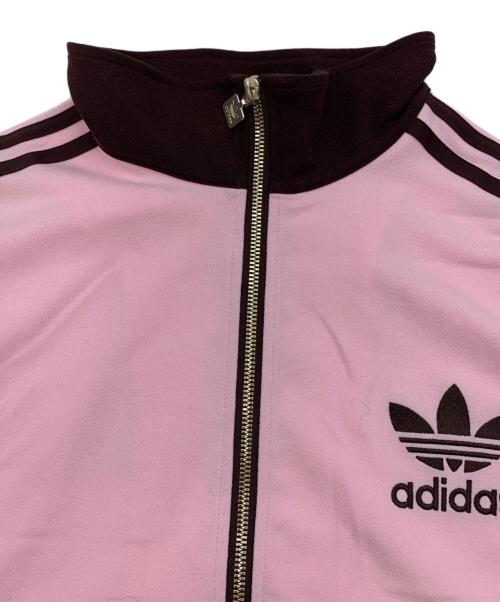 adidas（アディダス）adidas (アディダス) トラックジャケット ピンク×ブラウン サイズ:Lの古着・服飾アイテム