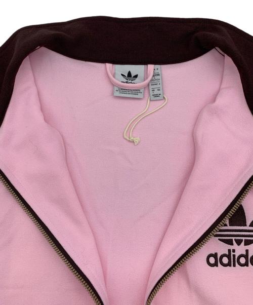 adidas（アディダス）adidas (アディダス) トラックジャケット ピンク×ブラウン サイズ:Lの古着・服飾アイテム