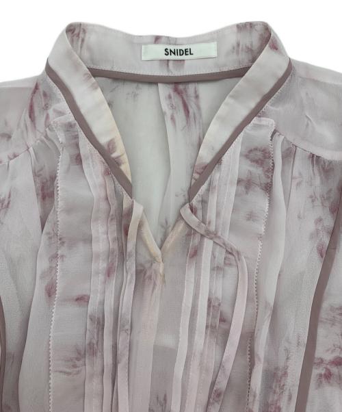 Snidel（スナイデル）Snidel (スナイデル) フリルプリーツワンピース ピンクの古着・服飾アイテム