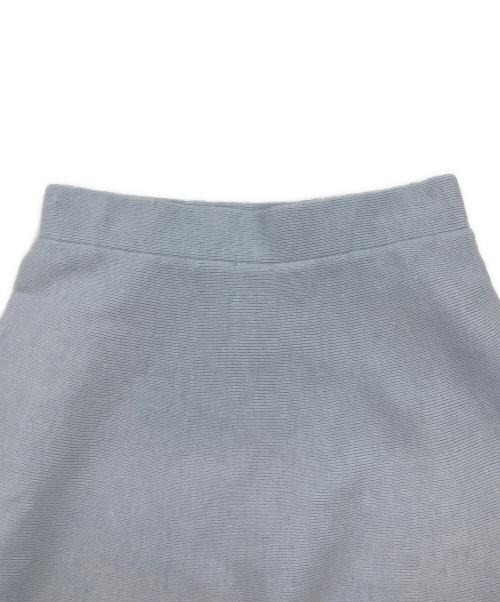 JILL BY JILLSTUART（ジル バイ ジルスチュアート）JILL BY JILLSTUART (ジル バイ ジルスチュアート) ファーティッペットニットセットアップ ブルー サイズ:FREEの古着・服飾アイテム