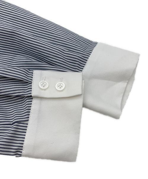 Snidel（スナイデル）Snidel (スナイデル) バリエクロップドシャツ ブルー サイズ:Fの古着・服飾アイテム