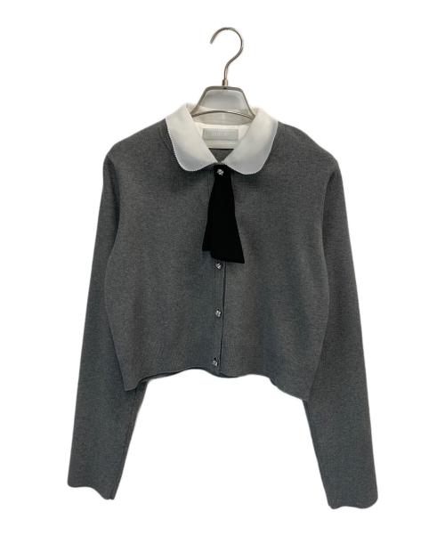 CELFORD（セルフォード）CELFORD (セルフォード) セルフォード デタッチャブル総針カーディガン グレー サイズ:36の古着・服飾アイテム