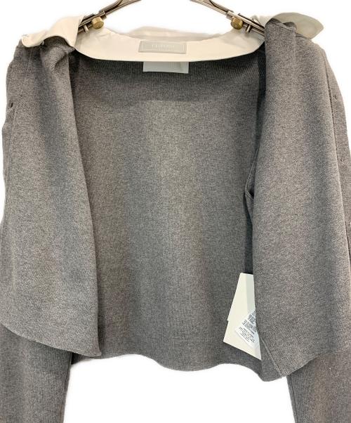 CELFORD（セルフォード）CELFORD (セルフォード) セルフォード デタッチャブル総針カーディガン グレー サイズ:36の古着・服飾アイテム