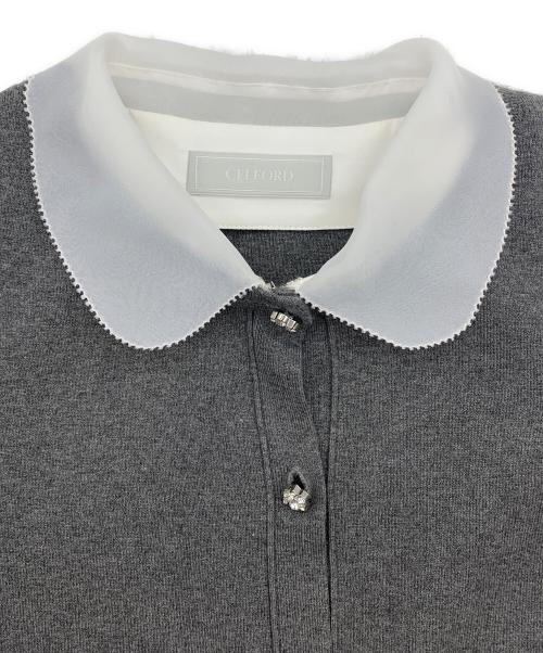 CELFORD（セルフォード）CELFORD (セルフォード) セルフォード デタッチャブル総針カーディガン グレー サイズ:36の古着・服飾アイテム