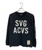SVGエスブイジー）の古着「ロングスリーブTシャツ」｜ブラック