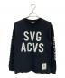 SVG（エスブイジー）の古着「ロングスリーブTシャツ」｜ブラック