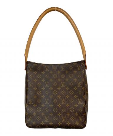 モノグラム ルーピングGM ルイヴィトンM51145（廃番モデル）中古 中古・古着通販】LOUIS VUITTON (ルイ ヴィトン) ルーピングGM