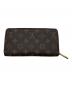 LOUIS VUITTON (ルイ ヴィトン) ジッピーウォレット ブラウン：35000円