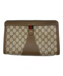 GUCCI（グッチ）の古着「クラッチバッグ」｜ブラウン