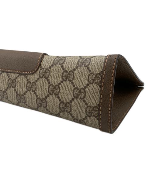 GUCCI（グッチ）GUCCI (グッチ) クラッチバッグ ブラウンの古着・服飾アイテム