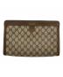 GUCCI (グッチ) クラッチバッグ ブラウン：12000円