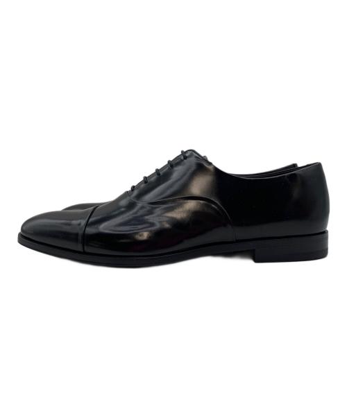 PRADA（プラダ）PRADA (プラダ) ストレートチップシューズ ブラック サイズ:7 1/2の古着・服飾アイテム
