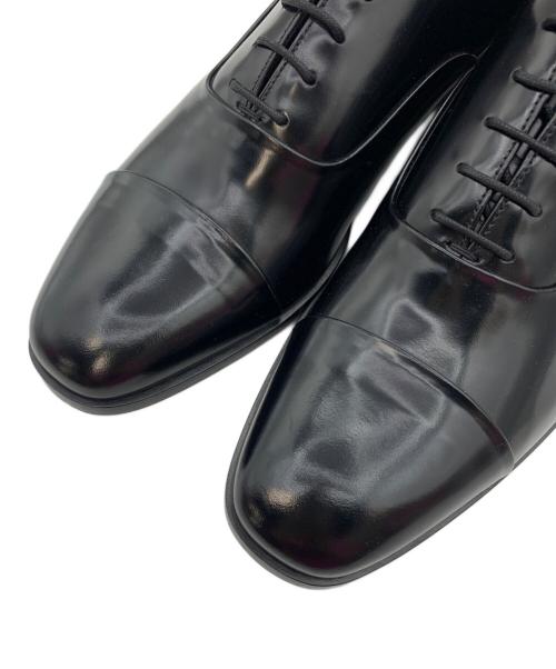 PRADA（プラダ）PRADA (プラダ) ストレートチップシューズ ブラック サイズ:7 1/2の古着・服飾アイテム