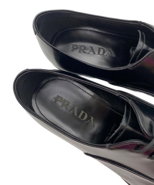 PRADA（プラダ）PRADA (プラダ) ストレートチップシューズ ブラック サイズ:7 1/2の古着・服飾アイテム