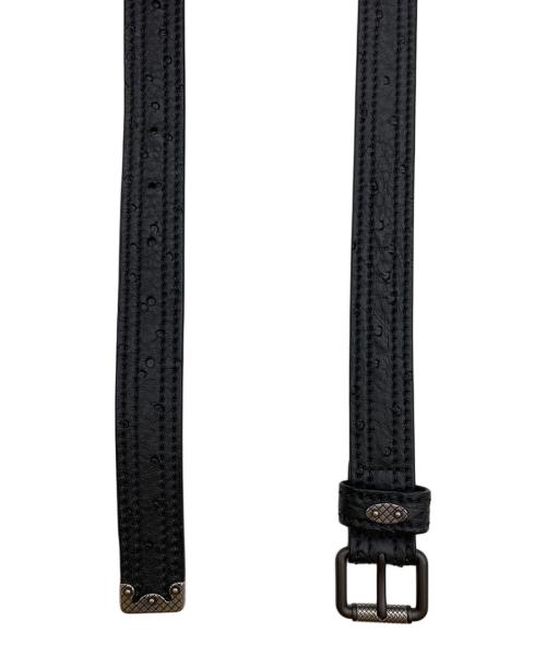BOTTEGA VENETA（ボッテガベネタ）BOTTEGA VENETA (ボッテガベネタ) ベルト ブラックの古着・服飾アイテム