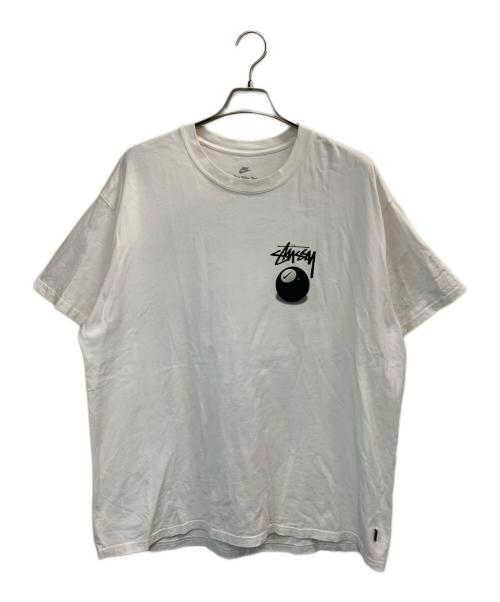 NIKE（ナイキ）NIKE (ナイキ) stussy (ステューシー) 半袖カットソー ホワイト サイズ:XLの古着・服飾アイテム
