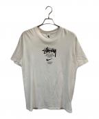 NIKE×stussyナイキ×ステューシー）の古着「半袖カットソー」｜ホワイト