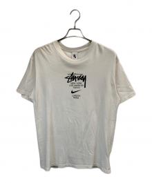 NIKE×stussy（ナイキ×ステューシー）の古着「半袖カットソー」｜ホワイト