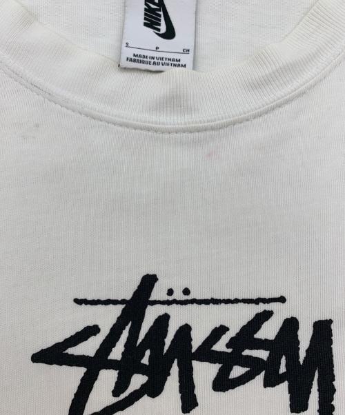 NIKE（ナイキ）NIKE (ナイキ) stussy (ステューシー) 半袖カットソー ホワイト サイズ:Sの古着・服飾アイテム