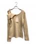 darich（ダーリッチ）の古着「ランダムフリルニット」｜ベージュ