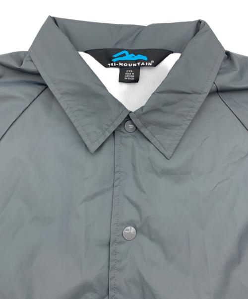 Tri Mountain（トライマウンテン）TRI MOUNTAIN (トライマウンテン) ナイロンジャケット グレー サイズ:2XLの古着・服飾アイテム