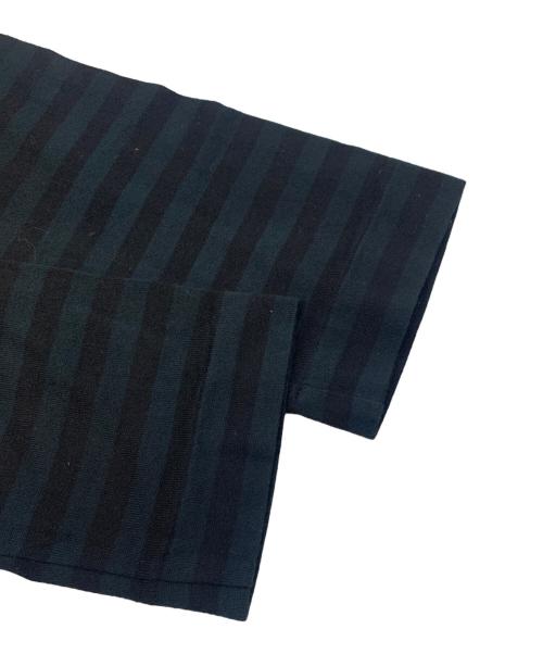 BLACK COMME des GARCONS（ブラックコムデギャルソン）BLACK COMME des GARCONS (ブラックコムデギャルソン) グラデーション ボーダーカットソー ブラック サイズ:Lの古着・服飾アイテム