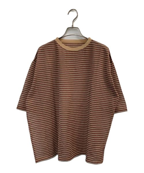 6(ROKU) BEAUTY&YOUTH（ロク ビューティーアンドユース）6(ROKU) BEAUTY&YOUTH (ロク ビューティーアンドユース) シアーTシャツ ブラウン サイズ:記載なしの古着・服飾アイテム