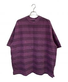 moif functional uniform（モイフファンクショナルユニフォーム）の古着「半袖カットソー」｜パープル
