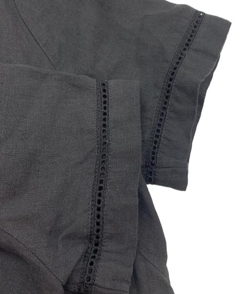 Ron Herman（ロンハーマン）Ron Herman (ロンハーマン) セーラーカラーリネンワンピース ブラック サイズ:Sの古着・服飾アイテム