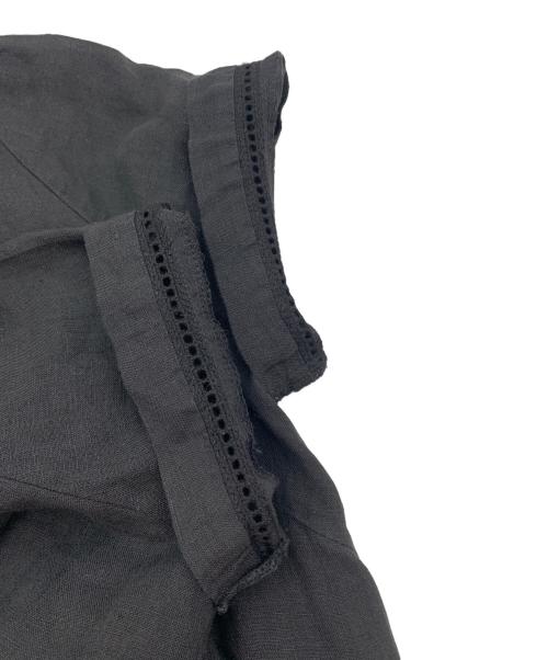 Ron Herman（ロンハーマン）Ron Herman (ロンハーマン) セーラーカラーリネンワンピース ブラック サイズ:Sの古着・服飾アイテム