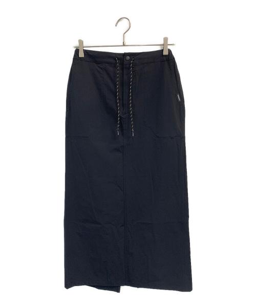 Americana（アメリカーナ）Americana (アメリカーナ) jeans factory (ジーンズファクトリー) 4WAYストレッチ ロングスカート ブラック サイズ:記載なしの古着・服飾アイテム