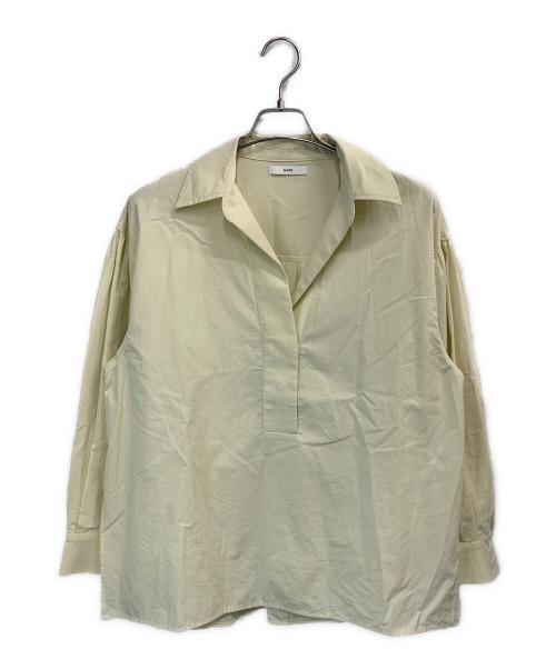 SHIPS（シップス）SHIPS (シップス) ストラップサイドスリットスキッパー コットン シャツ イエロー サイズ:ONE SIZEの古着・服飾アイテム