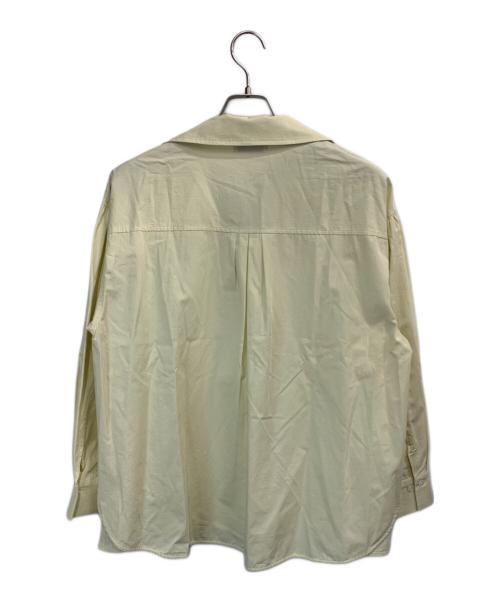 SHIPS（シップス）SHIPS (シップス) ストラップサイドスリットスキッパー コットン シャツ イエロー サイズ:ONE SIZEの古着・服飾アイテム