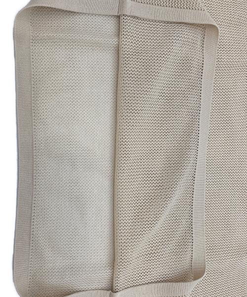 NKNIT（ンニット）NKNIT (ンニット) hand pattern mesh KNIT ベージュ サイズ:2の古着・服飾アイテム
