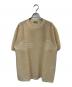 NKNIT（ンニット）の古着「hand pattern mesh KNIT」｜ベージュ