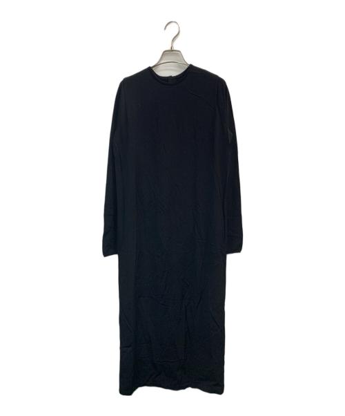 Whim Gazette（ウィムガゼット）Whim Gazette (ウィムガゼット) ニットロングワンピース ブラック サイズ:36の古着・服飾アイテム
